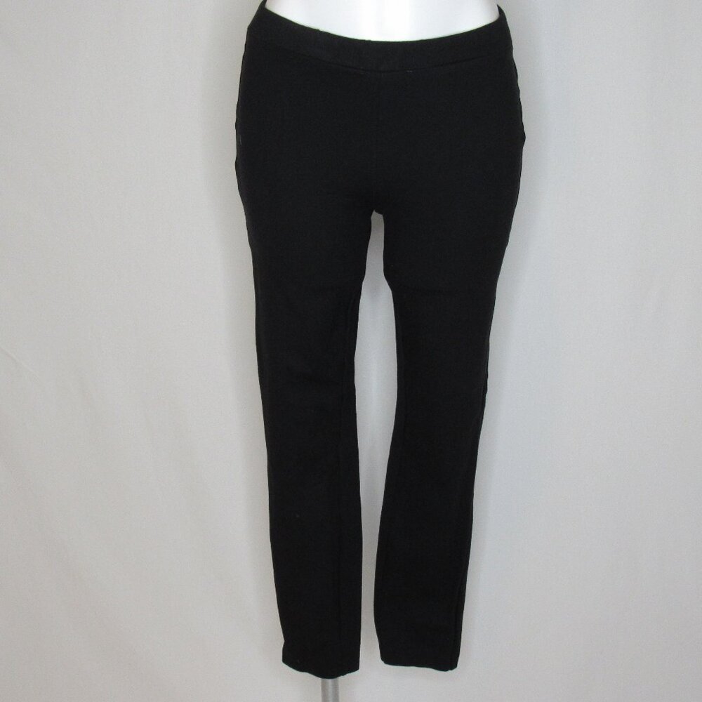 J. Crew Black Pixie Ponte Legging Style Pants 28" Women's Medium Tall MT